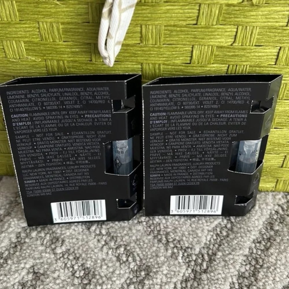 Lot of 2 Ralph Lauren Ralph’s Club 1.2 ml - Picture 2 of 2